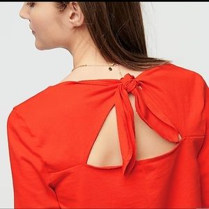 ❌Sold❌ Long-sleeve tie-back T-shirt in Mariner